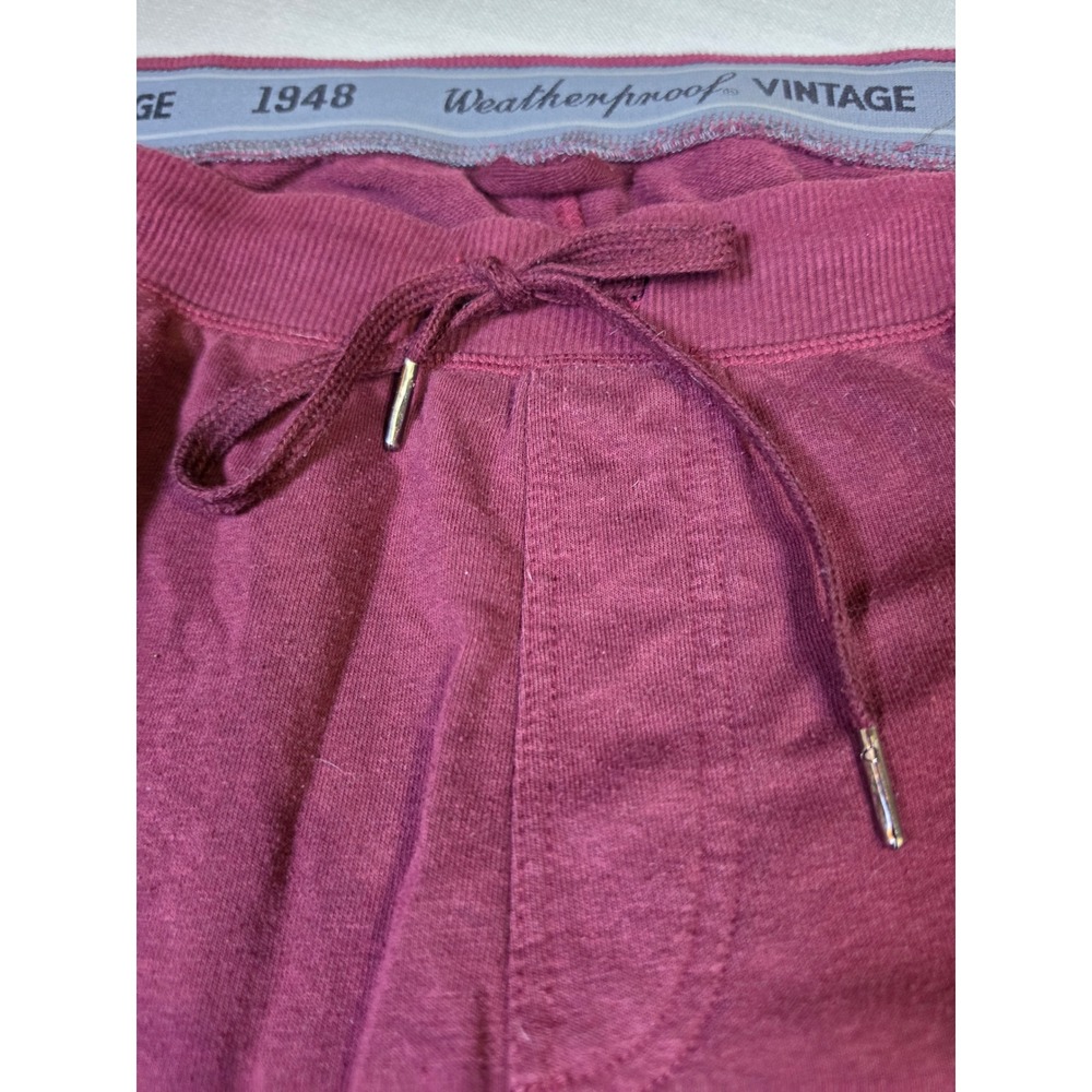Weatherproof Vintage Mens XXL Burgundy Slim Tapered Fit Jogger Pants 1622306